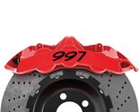 Car brake caliper decals 6 pcs compatible with Porsche 997 - $17.99
