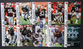 1992 Pro Set Series 2 Los Angeles Raiders Team Set of 10 Football Cards - £2.73 GBP
