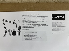 Puroma Microphone desk Arm Model MU077 - £19.98 GBP
