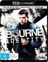 The Bourne Identity 4K UHD Blu-ray / Blu-ray | Matt Damon | Region Free - £21.53 GBP