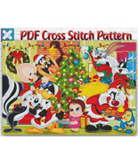 Looney Tunes Cartoon Bugs Bunny Counted PDF Cross Stitch Pattern Needlew... - $5.00