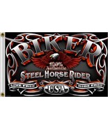 Steel Horse Rider Flag - 3x5 Ft - €15,77 EUR
