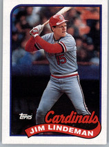 1989 Topps 791 Jim Lindeman  St. Louis Cardinals - £0.77 GBP