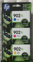 HP 902XL Color Ink Set T0A41BN Exp 2023+ T6L02AN, T6L06AN, T6L10AN Seale... - £43.87 GBP
