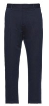 120% Lino Men&#39;s Linen Cotton Italy Blue Cuffs Pants Trouser Size US 36 EU 52 - £108.65 GBP