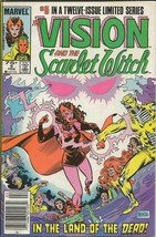 Vision and the Scarlet Witch #5 Vintage 1986 Marvel Comics Wandavision Newsstand - £19.54 GBP