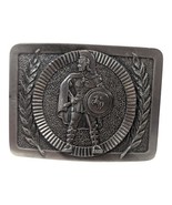 Vintage Roman Meal Gladiator Belt Buckle Lewis Buckles Chicago USA Rare - $45.11 CAD
