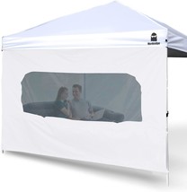 Mordenape Sunshade Sidewall With Window For 10X10 Pop Up Canopy,, White). - £32.11 GBP