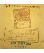 Victor Récords Estampado Bolsa de Papel 78 RPM Ted Ostrom Seattle Wa 911... - £14.16 GBP