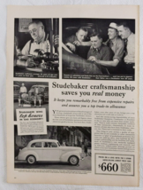 Life Magazine Print Ad 1940 Studebaker - $11.88