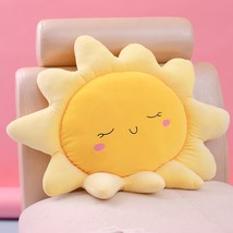 Cartoon Sun Cloud Plush Pillow Stuffed Soft Creative Plush Sun Cloud Toy Car Pil - £16.08 GBP
