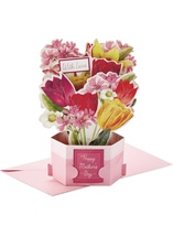 Paper Wonder Pop Up flowers gift card for Mothers Day Card - £12.17 GBP