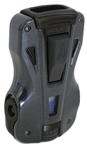 Lotus Lighter - GT Twin Pinpoint Torch Glossy Black (Metallic) - L7300 - $44.09
