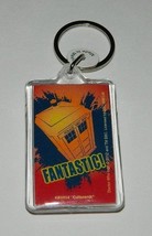 Doctor Who Fantastic! Over The Tardis Acrylic Key Chain Key Ring NEW UNUSED - £3.17 GBP