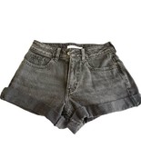 PacSun Black Denim Mom Shorts Size 23 - $24.75 CAD