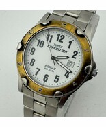Timex Expedition Indiglo Quartz Watch Men Dual Tone Rotating Bezel New B... - $44.62 CAD