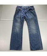 America Eagle Jeans Mens 28 x 28 Blue Pants Low Boot Casual Denim Work P... - £23.69 GBP