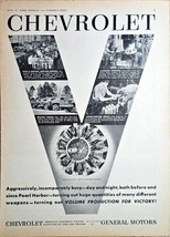 CHEVROLET-V for Victory-WWII-1942 Vintage Print Ad-General Motors Divisi... - €9,21 EUR