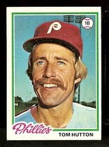 Philadelphia Phillies Tom Hutton 1978 Topps # 568 Ex - £0.39 GBP