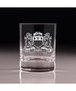 Taylor Irish Coat of Arms Old Fashioned Tumblers - Set of 4 - $93.52 CAD