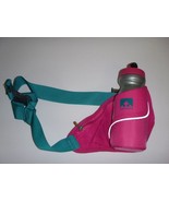 Nathan Pink Crossover Water Bottle with storage pocket - $23.36