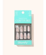 ABNY GLAMIFY GEMS &amp; CHARMS COUTURE 10 DAY WEAR 24 NAILS #NTCT02 COFFIN LONG - $148.93 MXN