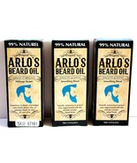 Arlo&#39;s Beard Oil Smooth &amp; Shiny Coconut Island Blend 2.5 oz / 75 mL (3 P... - £10.33 GBP