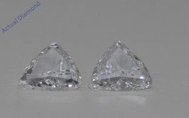 A Pair of Triangle Cut Loose Diamonds (1.29 Ct,D Color,VS2-SI1 Clarity) - £2,562.30 GBP