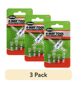 Slime 20088 4-Way Valve Tool with 4 Valve Cores, Car Trailer Parts | 3 Pack - €17,24 EUR