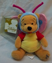 Walt Disney Easter 2000 Winnie The Pooh As Butterfly Bean Bag Stuffed Animal New - £12.27 GBP