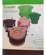 Tovolo ~ Ice Cream Sandwich Molds ~ Pig ~ Cow ~ Chicken ~ Farm Animals - $22.44