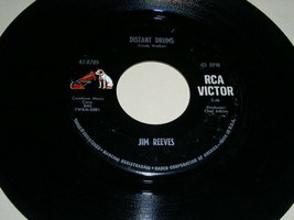 Jim Reeves Old Tige Distant Drums 45 Rpm Record Vinyl Rca Label - £12.73 GBP