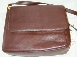 Purse in brown leather new with tags shoulder strape style J C Penney - £11.79 GBP