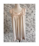 Vintage Shadowline PJ Top Bed Jacket Pink All Nylon Floral Medium Sleeve... - €9,03 EUR