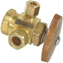 BRASSCRAFT R1700RX RD 3WY BRS Dual Out Valve - $36.41 CAD