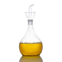 13 Ounce/380 Ml No Funnel Needed Olive Oil And Vinegar Dispenser Glass C... - £27.09 GBP