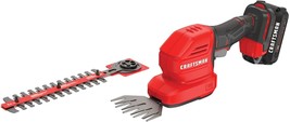CRAFTSMAN V20 Cordless Handheld Grass Trimmer and Mini Hedge Trimmer, CMCSS800C1 - £92.71 GBP