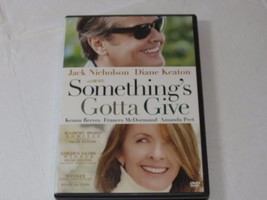 Somethings Gotta Give DVD 2004 Comedy PG-13 Jack Nicholson Diane Keaton - £8.09 GBP