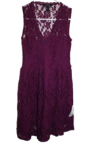 Juniors Forever 21 Purple Lace Dress Sleeveless V-Neck Small S New NWT - £14.17 GBP
