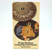 Waterworks Parker Brothers Leaky Pipe Card Game 110 Cards 8 Pipes Facsimile Inst - $9.89