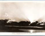 RPPC Sunset Over Alaska Highway AK UNP Postcard N13 - $7.18