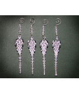 Handcrafted Christmas Beaded Icicles and Hangers - $13.72 CAD