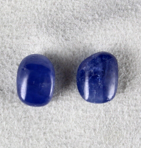 Natural Blue Sapphire Oval Pair 10.07 Carat Untreated Gemstone Earring Designing - £1,190.37 GBP