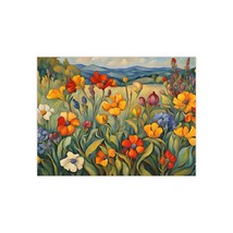Wildflowers Floral Ceramic Tile Backsplash Wall Art 6x8 Inches - $561.45 MXN