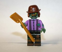 Zombie Grave Digger Custom Minifigure From US - $6.00
