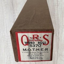 QRS &quot;Mother&quot; A Word that Means the World to Me, Ballad by Frank Milne #5370 - $14.99