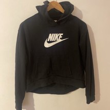 Nike Sportswear Pullover Hoodie Girl’s Size XL Black - $14.89