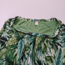 Roz & Ali Women's Green Floral Leaf A-Line Pull-On Skirt Size 1X image 8