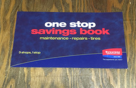 Firestone complete auto care one stop savings book expired coupon booklet  - $19.75