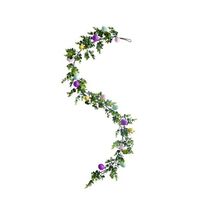 RKSTN 5.57 FT Easter Egg Spring Garland for Mantle, Artificial Floral Sp... - $22.99